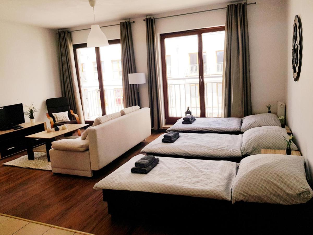 Apt With 6 Single Beds Świnoujście Buitenkant foto